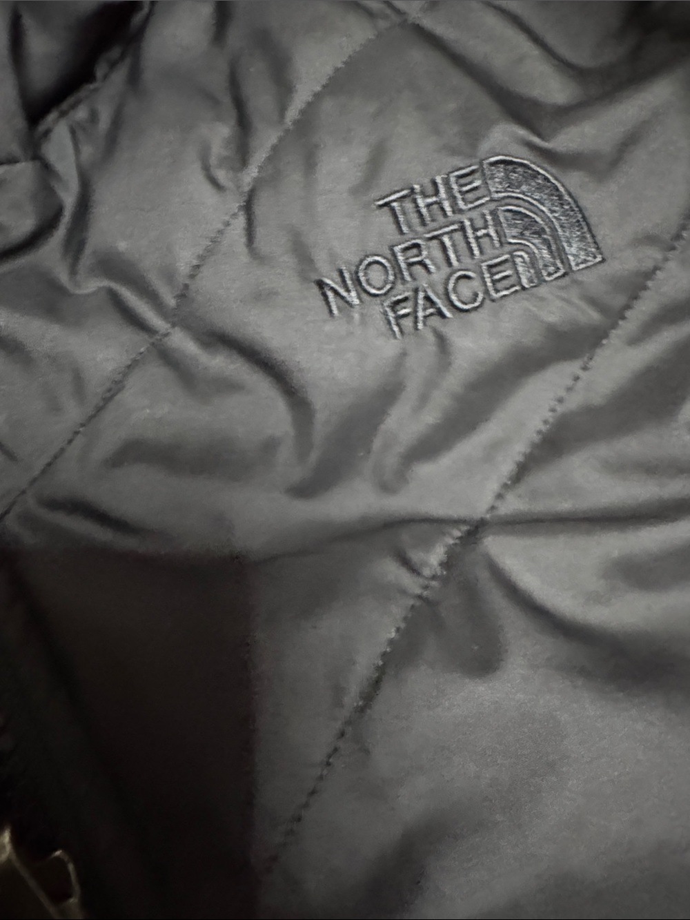 The North Face Women's Black Quilted Vest with Faux-Fur Collar - Picture 7 of 11